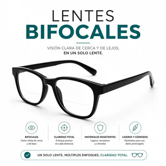 Lentes Bifocales para Ver de Lejos y Cerca 100 a 400